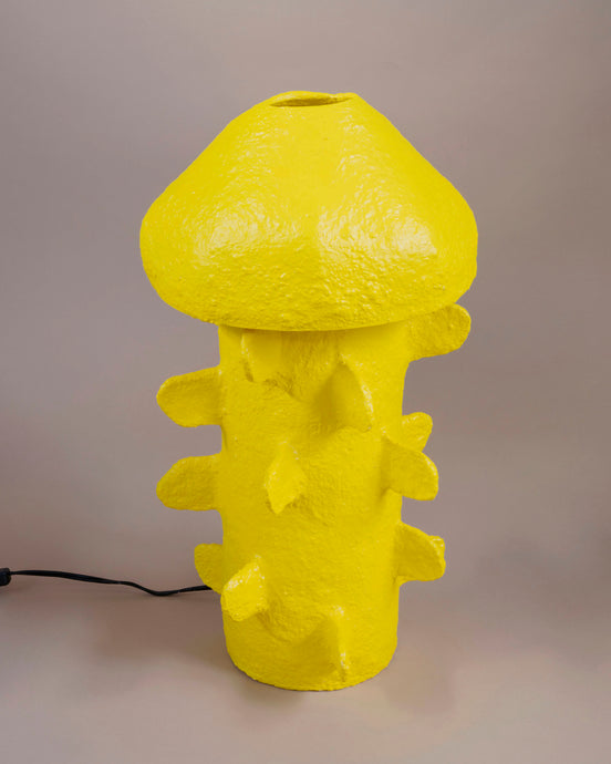 Yellow Paddle Lamp